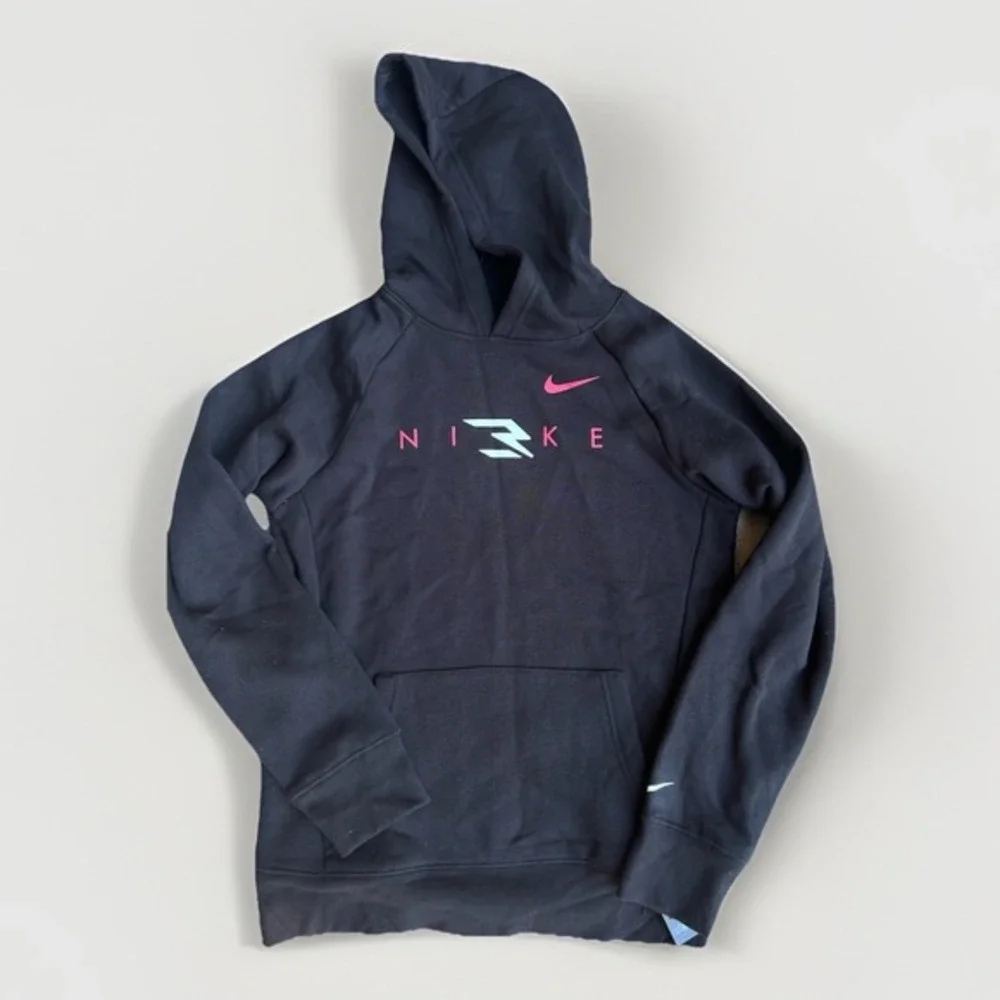 Nike 3brand Russell Pullover‎ Hoodie Black Youth Med 10/12 New